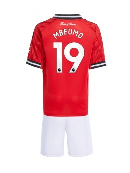 Manchester United Bryan Mbeumo #19 Dječji Domaci Dres kompleti 2025-26 Kratak Rukavima (+ kratke hlače)